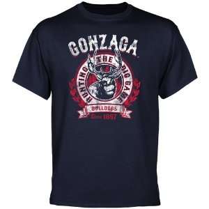 Gonzaga Bulldogs The Big Game T Shirt   Navy Blue  Sports 