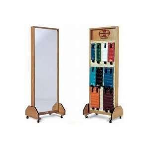  Portable Mirror with Weight Rack (weights included 