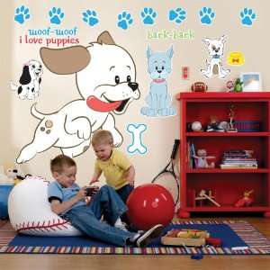   By Party Destination I Love Puppies Giant Wall Decals 