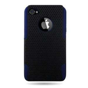 WIRELESS CENTRAL Brand Cover 2 Pieces BLUE / BLACK MESH Circle Design 