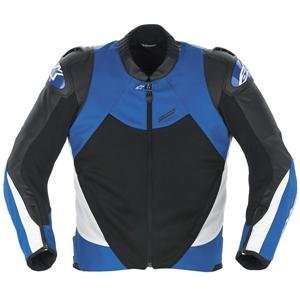  Alpinestars S MX Air Flo Leather Jacket   58/Blue 