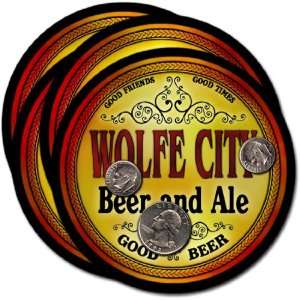  Wolfe City, TX Beer & Ale Coasters   4pk 