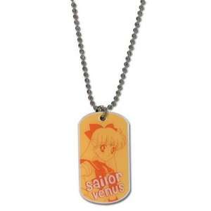  Sailor Moon Sailor Venus Dog Tag Necklace 