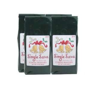 Jingle Java Coffee, Ground (Case of Four Grocery & Gourmet Food