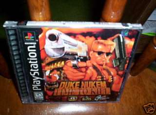 Duke Nukem Time To Kill PS1 NEW ORIGINAL BLACK LABEL V  