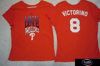 Ladies SHANE VICTORINO Live, Love Jersey Shirt LARGE  