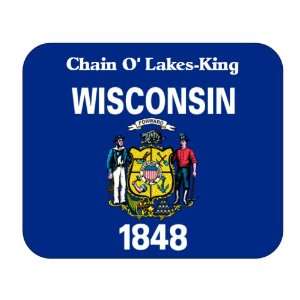  US State Flag   Chain O Lakes King, Wisconsin (WI) Mouse 