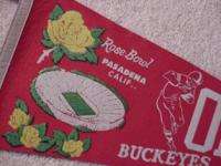 1969 Ohio State Buckeyes Rose Bowl Pennant   UNSOLD and UNUSED!!
