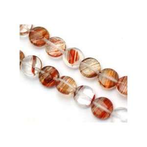 Red Goldstone Faceted Coin Beads 10mm Arts, Crafts 