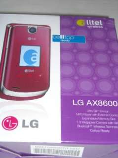 ALLTEL LG8600 CELL PHONE w/MP3 Player+Camera~w/over $50 in NEW 
