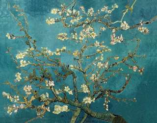 Van Gogh BLOSSOMING ALMOND TREE Canvas Art Repro 24x30  