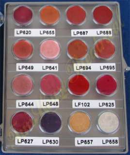 Lip Rouge 16 Color Mini Palette Kryolan Makeup 1206  
