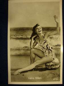 Vera Ellen MGM Studio photo card  