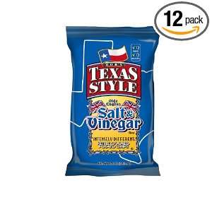 Bobs Texas Style Salt & Vinegar, 8.5 Ounce (Pack of 12)