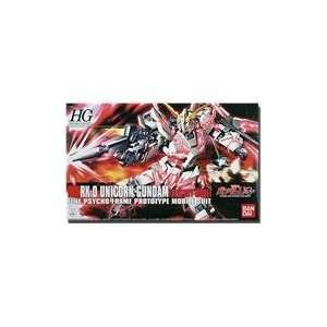   HGUC 100 RX 0 Unicorn Gundam Destroy Mode 1/144 Scale Toys & Games
