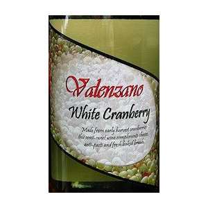  Valenzano White Cranberry Wine NV 750ml Grocery & Gourmet 