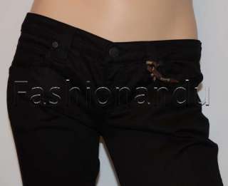 Frankie B Amalia Cargo Skinny Black Pants Jeans  