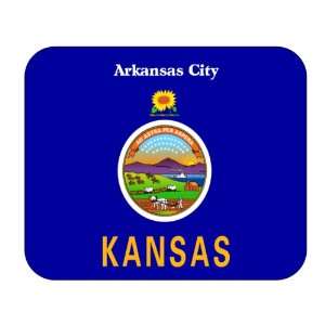  US State Flag   Arkansas City, Kansas (KS) Mouse Pad 