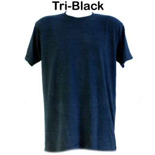 PACK TR401 American Apparel TRI BLEND TRACK T Shirts Short Sleeve 