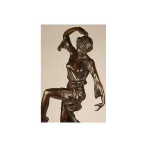  Art Nouveau Woman Dancing Bronze Sculpture Statue 