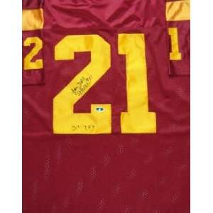 LenDale White Autographed USC Trojans Custom Jersey with 