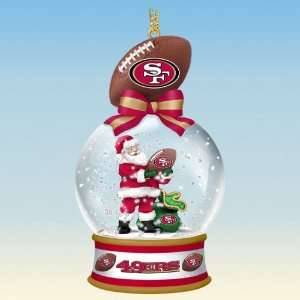  San Francisco 49ers Snow Globe Ornaments: Home & Kitchen