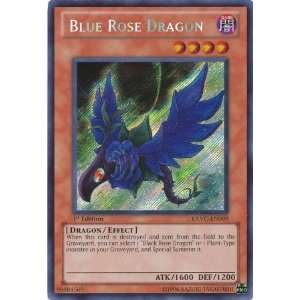   Extreme Victory Single Card Blue Rose Dragon EXVC EN099 Secret Rare