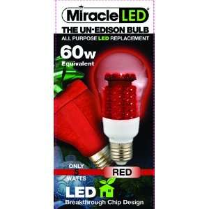  60W LED Clear Red Light Bulb (2 pack): Home Improvement