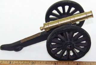 Souvenir Mount Vernon, VA Cast Iron & Brass Mini Cannon  