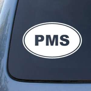 : PMS EURO OVAL   Women   Vinyl Car Decal Sticker #1731  Vinyl Color 