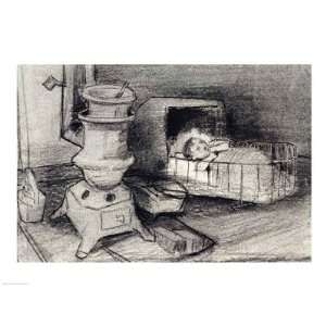   Cradle Finest LAMINATED Print Vincent Van Gogh 24x18: Home & Kitchen