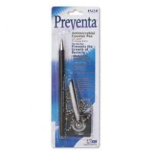  Preventa Deluxe Ballpoint Counter Pen, Black Ink, Medium 