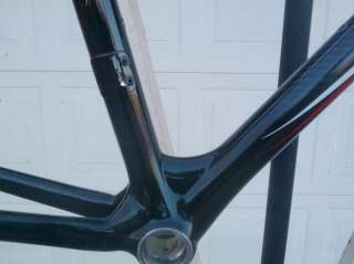 Carbon fiber road bike frame with full carbon fork steerer 53 cm fast 