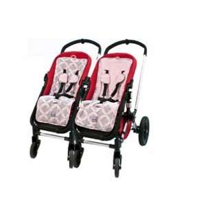  Social Circle Pink Reversible Stroller Liner: Baby