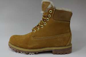   Construction Shearling 6in Sheep Fur Lined Wheat Suede Mens Boots NEW