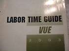 2003 saturn vue labor time guide dealer service manual returns