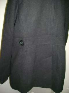Centigrade Single Breasted Fully Lined Modern Coat Blck  