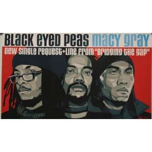  Black Eyed Peas Macy Gray Request Line Promo Poster 18x12 