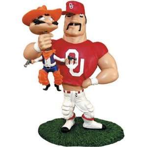  University of Oklahoma Football Figurine Rivalry Choke vs Oklahoma 