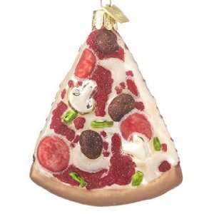  Personalized Pizza Christmas Ornament: Home & Kitchen
