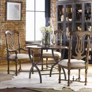  Sanctuary Round Bistro Table in Metal & Copper: Home 
