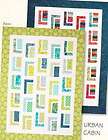 urban cabin quick and easy modern graphic pieced quilt pattern