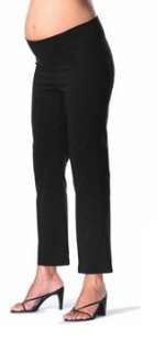 JAPANESE WEEKEND MATERNITY Black Cropped ANKLE PANTS  