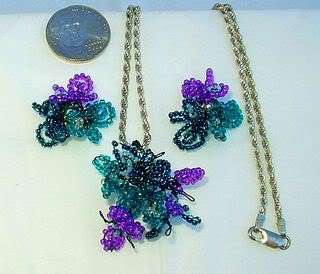 About Victorian Seed Bead Flowers items in Tangees Treasures Vintage 