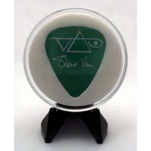  Steve Vai Green Ibanez Guitar Pick With MADE IN USA Display Case 