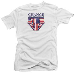 Change Anti Obama Funny Tea Party GOP Humor T shirt  