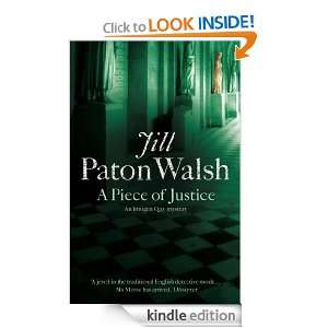 Piece of Justice (Imogen Quy Mystery 2) Jill Paton Walsh  