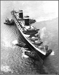 Photo 5x7 SS United States After Launch, Aerial   Newport News, Va 