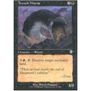    Magic the Gathering   Trench Wurm   Invasion   Foil Toys & Games