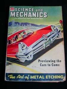 Antique SCIENCE and MECHANICS Magazine, August, 1949  